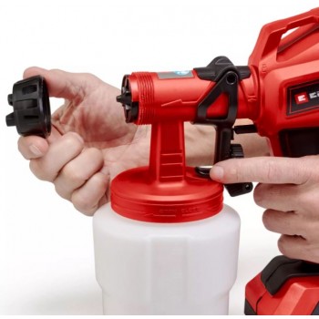 PISTOLA DE PINTURA ELÉCTRICA EINHELL A BATERIA
